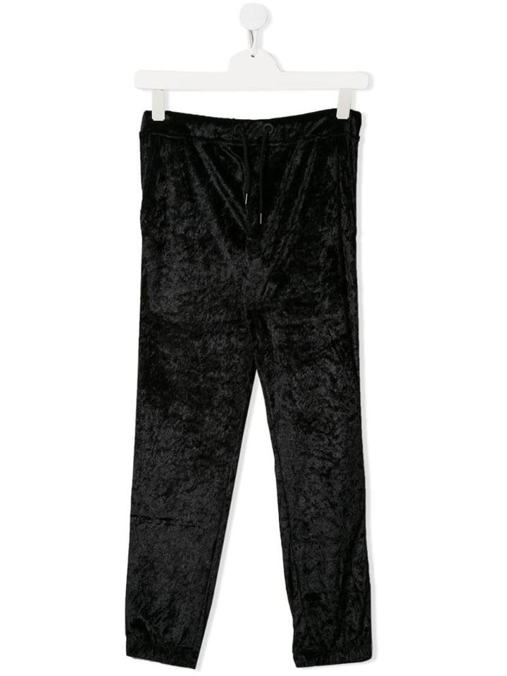 Diadora Junior Velvet Leggings - Black