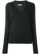 Maison Margiela Layered Effect Sweater, Women's, Size: Medium, Black, Wool