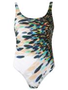 Amir Slama Printed Swimsuit - Multicolour