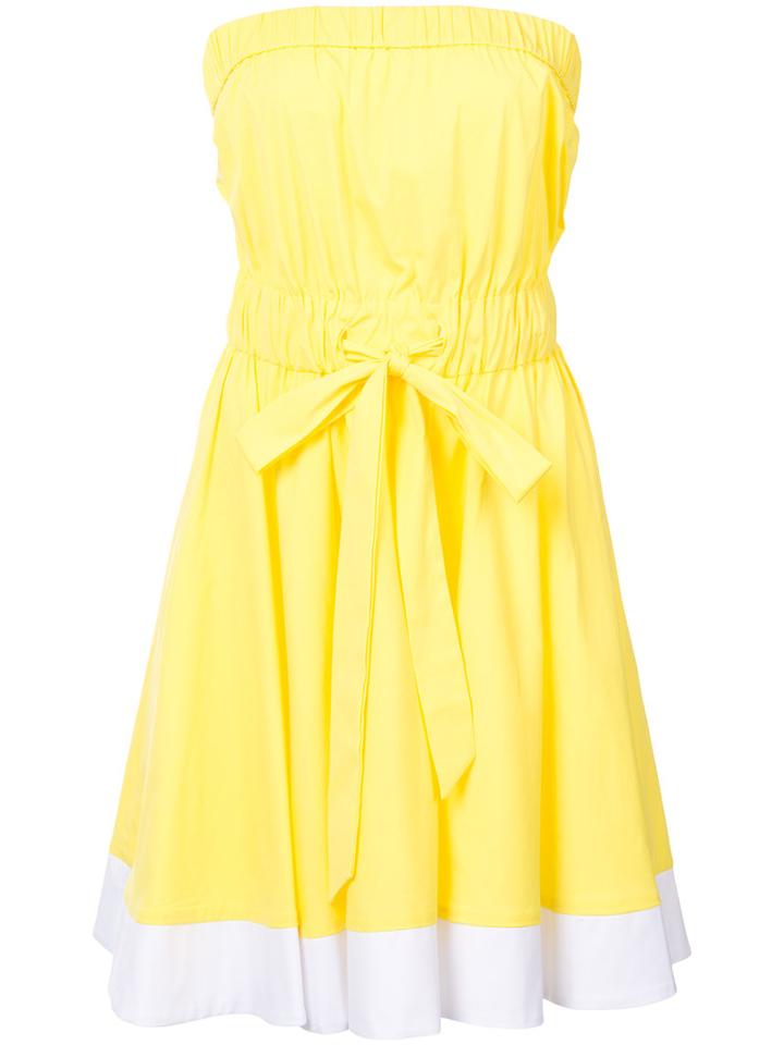Milly - Off Shoulder Dress - Women - Cotton/polyamide/spandex/elastane - S, White, Cotton/polyamide/spandex/elastane