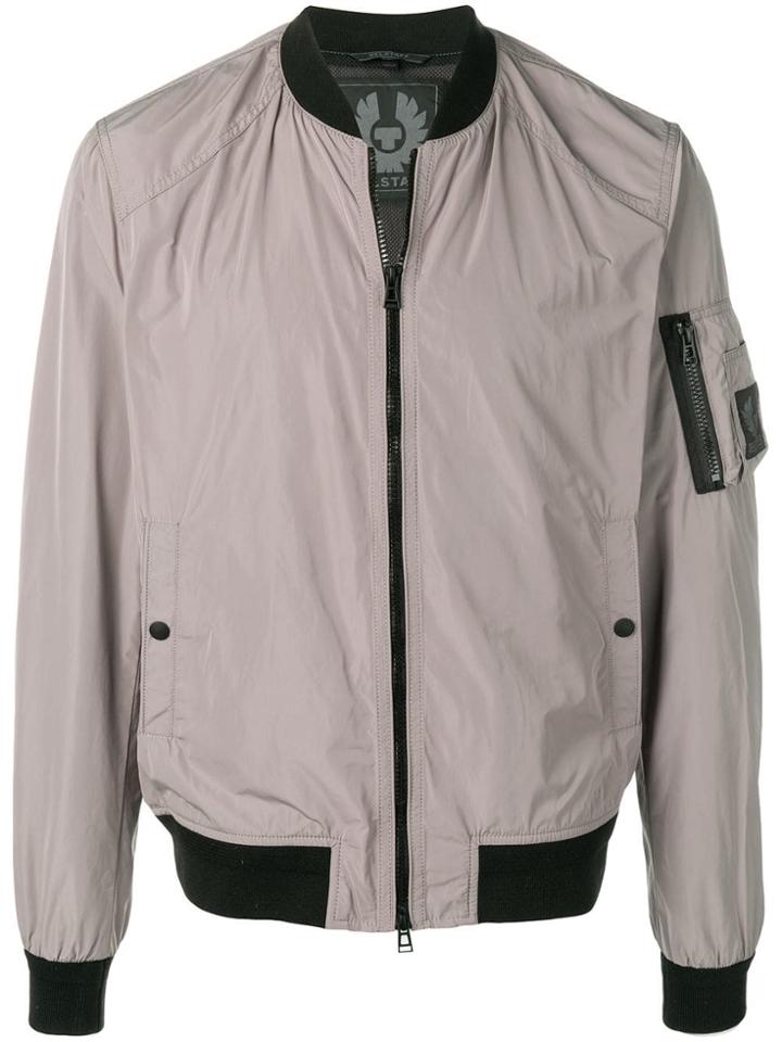 Belstaff Mallison Reflective Bomber Jacket - Grey