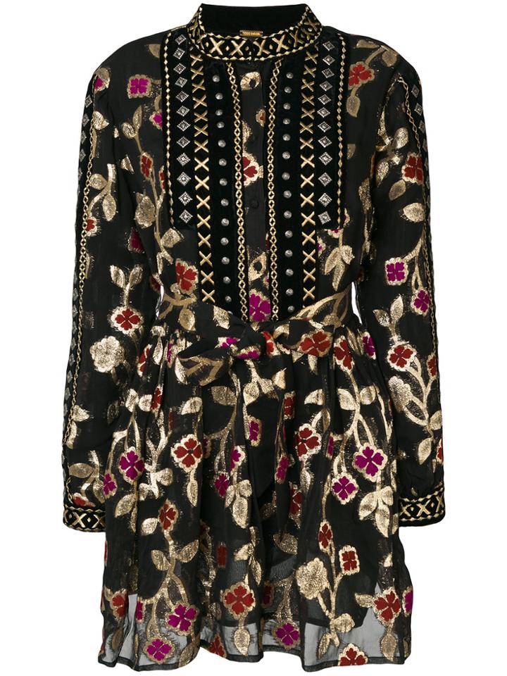 Dodo Bar Or Loren Metallic Dress - Black