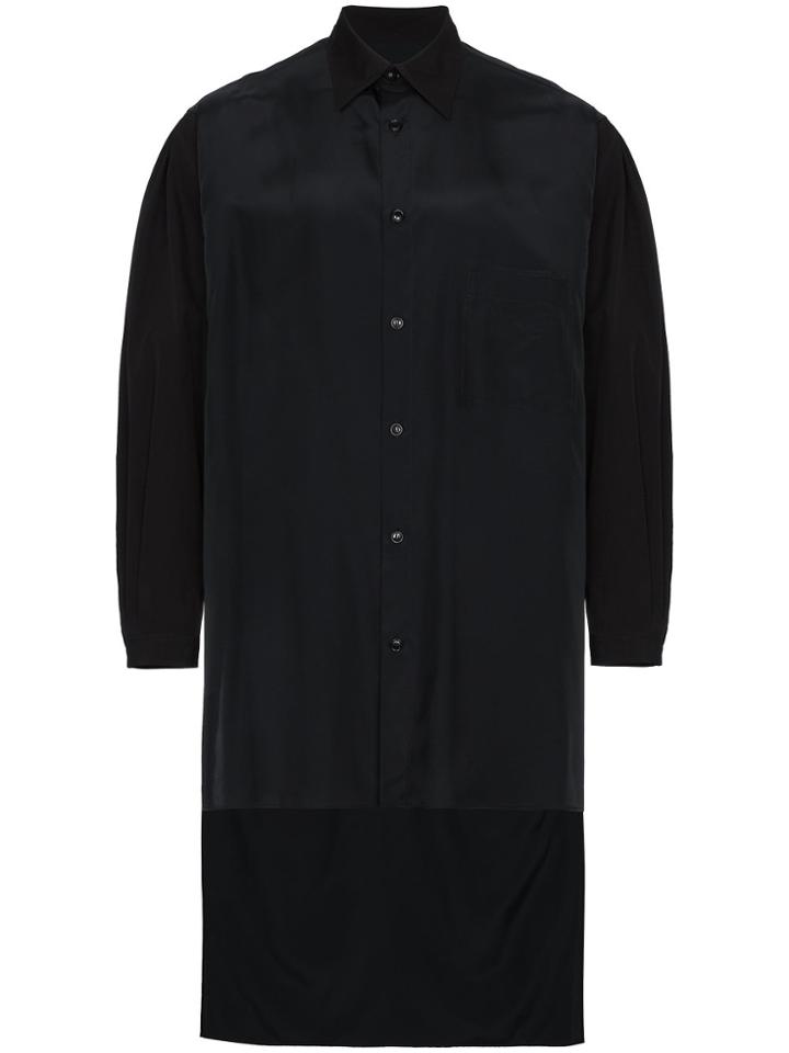 Yohji Yamamoto Staff Print Shirt - Black