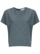 Lilly Sarti - Top Cropped - Women - Cotton/polyester - 36, Grey, Cotton/polyester