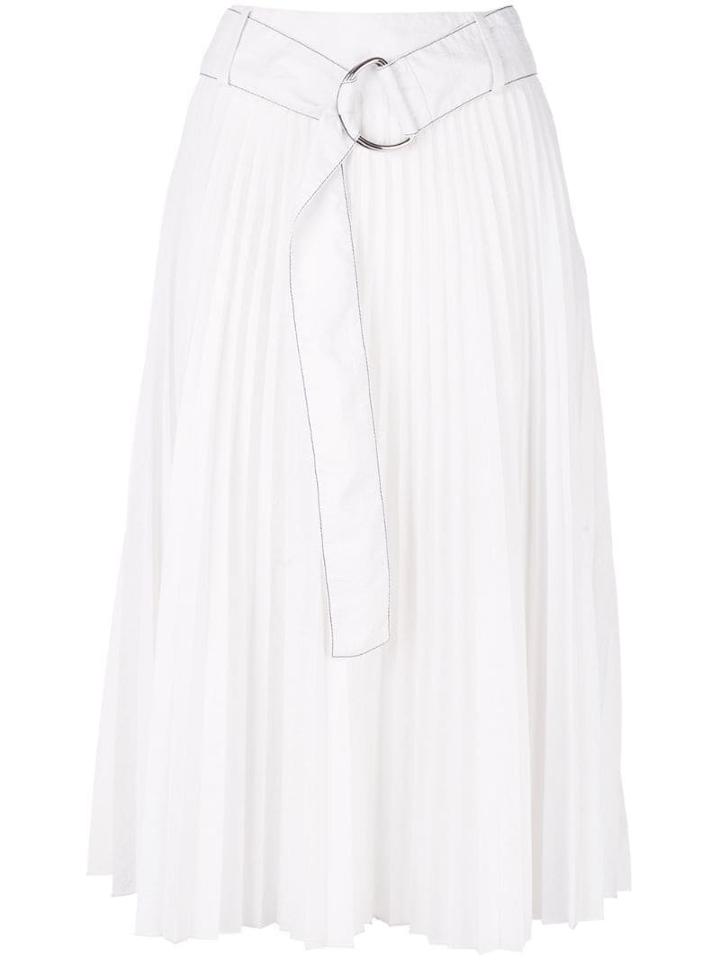 Proenza Schouler Pswl Parachute Pleated Skirt - White