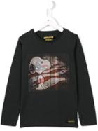 Finger In The Nose Peanuts Print Long Sleeve Top