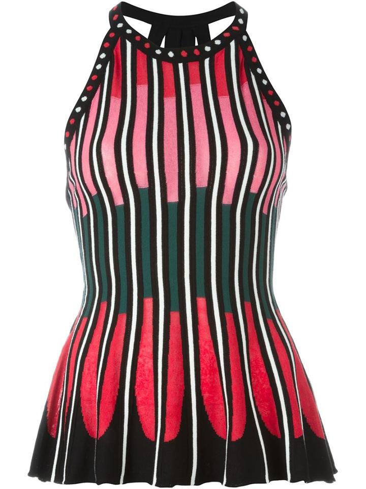 M Missoni Peplum Knit Top