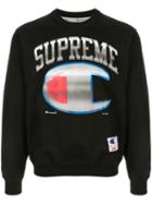 Supreme Champion X Supreme Sweatshirt - Black