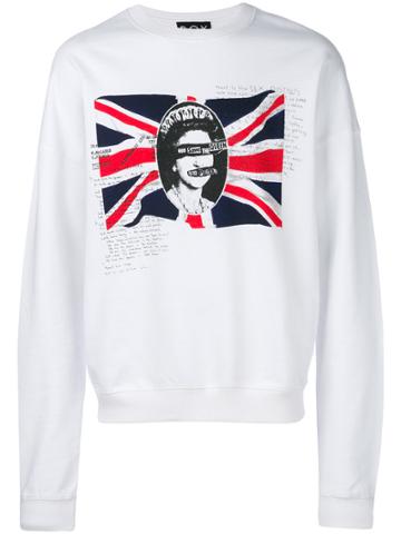 Boy London Print Long-sleeve Sweatshirt - White