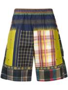 Pierre-louis Mascia Contrasting Panel Swim Shorts - Yellow