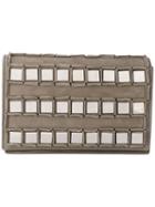 Tomasini - Embellished Clutch - Women - Calf Suede - One Size, Green, Calf Suede
