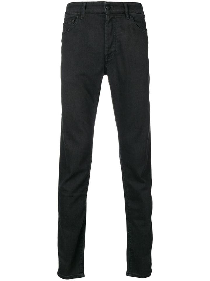 Marcelo Burlon County Of Milan Lettering Tapered Jeans - Black