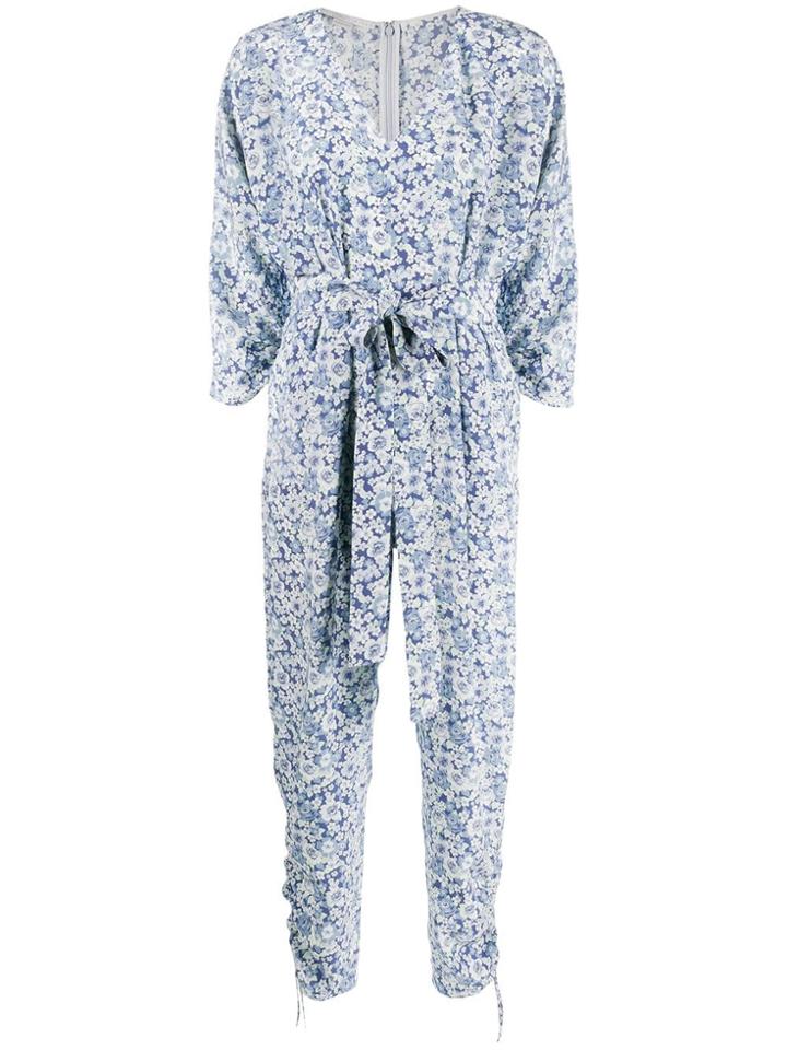 Stella Mccartney Floral Jumpsuit - Blue