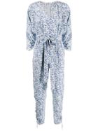 Stella Mccartney Floral Jumpsuit - Blue