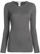 Fabiana Filippi Lurex Knit Sweater - Grey