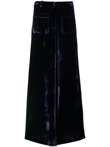 Vivetta - Berna Trousers - Women - Silk/viscose - 38, Blue, Silk/viscose