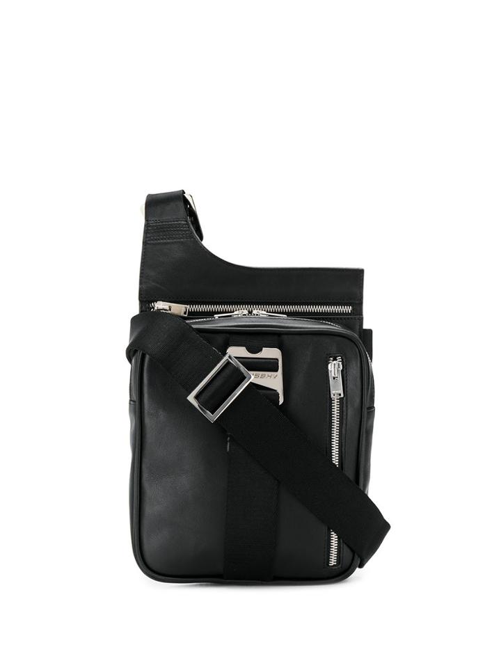 Misbhv Logo Plaque Messenger Bag - Black