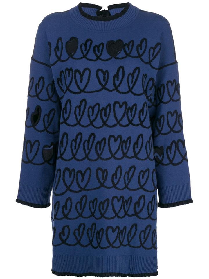 Fendi Maxi Knit Sweater - Blue