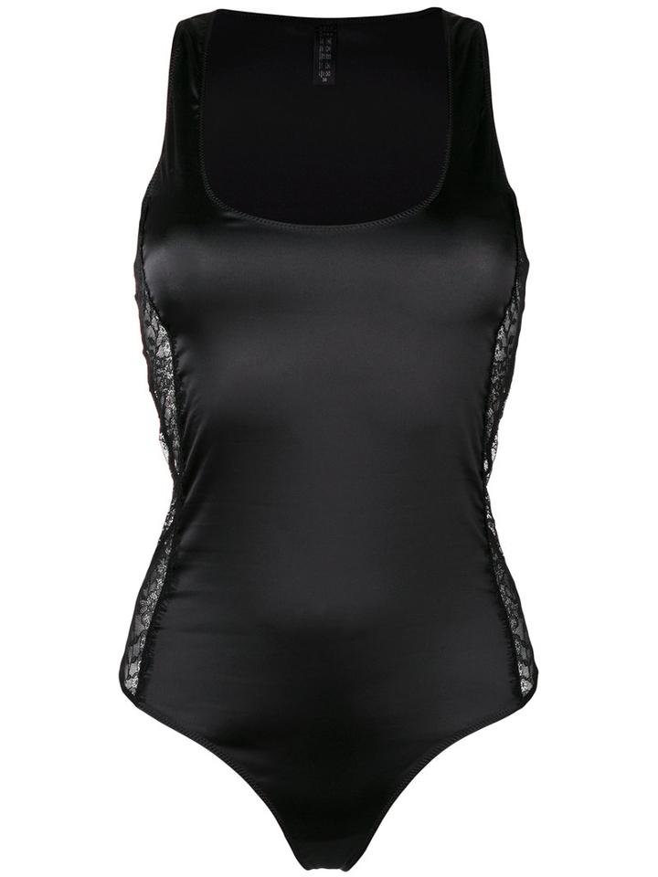 Maison Close - Double Layer Bodysuit - Women - Nylon/spandex/elastane - S, White, Nylon/spandex/elastane