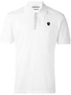 Alexander Mcqueen Skull Patch Polo Shirt, Men's, Size: Medium, White, Cotton