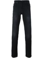 7 For All Mankind Stretch Slim-fit Jeans, Men's, Size: 33, Black, Cotton/polyester/spandex/elastane