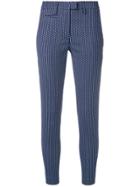 Dondup Tear Print Tailored Trousers - Blue
