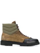 Bally Lace-up Ankle Boots - Green