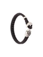 Nialaya Jewelry Anmchor Hook Bracelet - Black