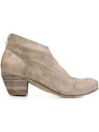 Officine Creative Snakeskin Effect Ankle Boots Down