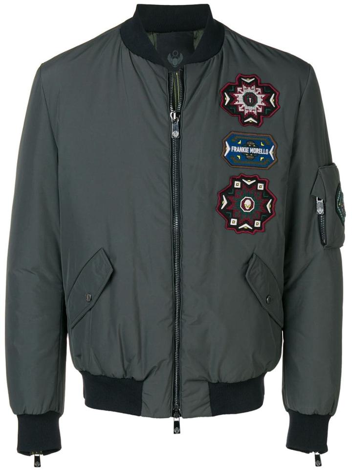 Frankie Morello Lilla Bomber Jacket - Green