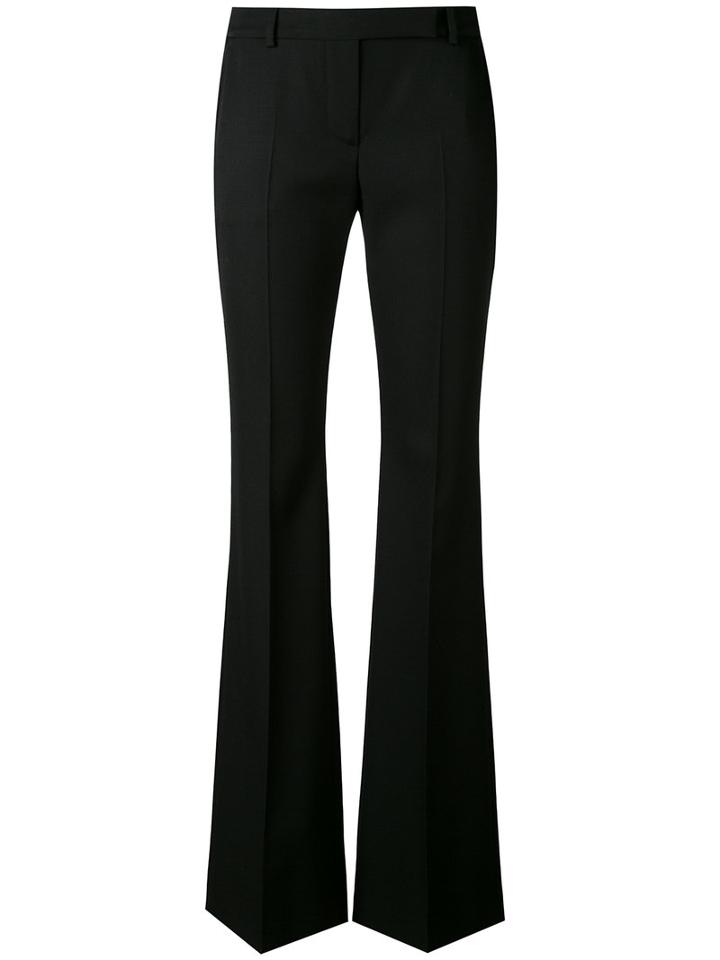 Alexander Mcqueen - High Waist Trousers - Women - Cupro/virgin Wool - 40, Black, Cupro/virgin Wool