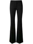 Alexander Mcqueen - High Waist Trousers - Women - Cupro/virgin Wool - 40, Black, Cupro/virgin Wool