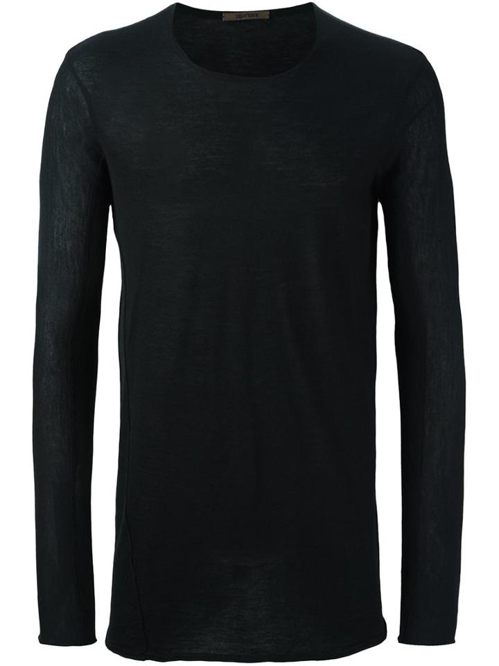 Ziggy Chen Crew Neck Fine Knit Jumper