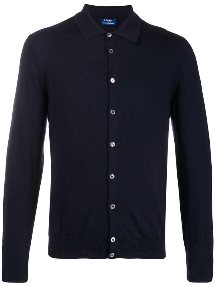 Barba Jersey Polo Shirt - Blue