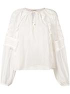 Ulla Johnson Sheer Audrey Blouse - Neutrals