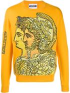 Moschino Roman Gods Knit Jumper - Yellow