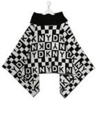 Dkny Kids Teen Logo Check Jumper - Black