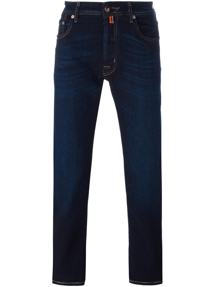 Jacob Cohen Classic Slim-fit Jeans, Men's, Size: 31, Blue, Cotton/polyester/spandex/elastane