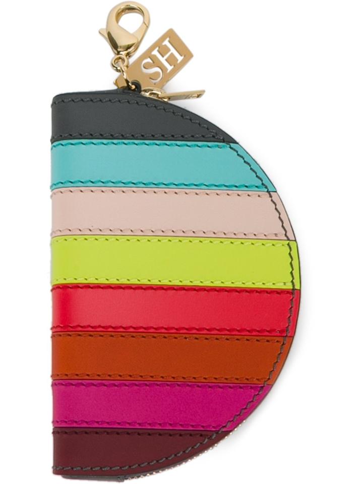 Sophie Hulme Stripe Coin Purse - Multicolour