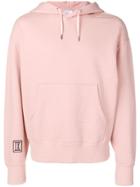 Ami Alexandre Mattiussi Hoodie With 9 Patch - Pink