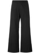 Mm6 Maison Margiela Ripped Side Band Trousers - Black