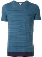 Burberry Brit Striped T-shirt, Men's, Size: L, Blue, Cotton/linen/flax