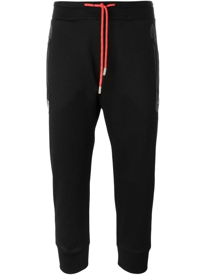 Dsquared2 Cropped Track Trousers, Women's, Size: Xs, Black, Polyester/cotton