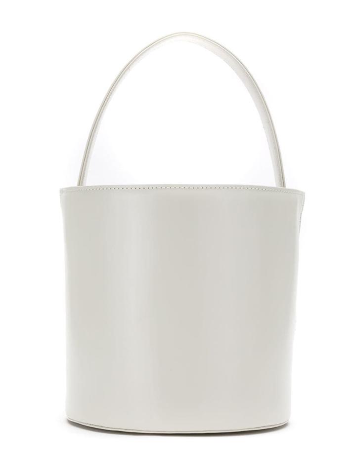 Sarah Chofakian Leather Bucket Bag - White