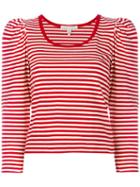 Marc Jacobs - Striped Top - Women - Cotton - Xs, Red, Cotton
