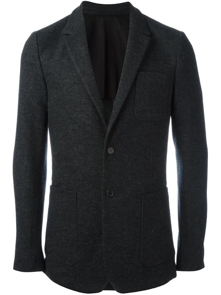 Ami Alexandre Mattiussi Patch Pocket Blazer - Grey