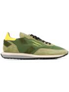 Ghoud Panelled Sneakers - Green