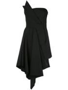 Monse Asymmetric Short Dress - Black