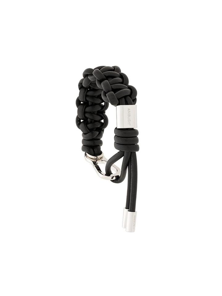 Ambush Leather Strap Bracelet - Black