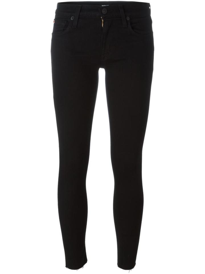 Hudson 'krista' Ankle Skinny Jeans, Women's, Size: 24, Black, Cotton/polyester/spandex/elastane/viscose